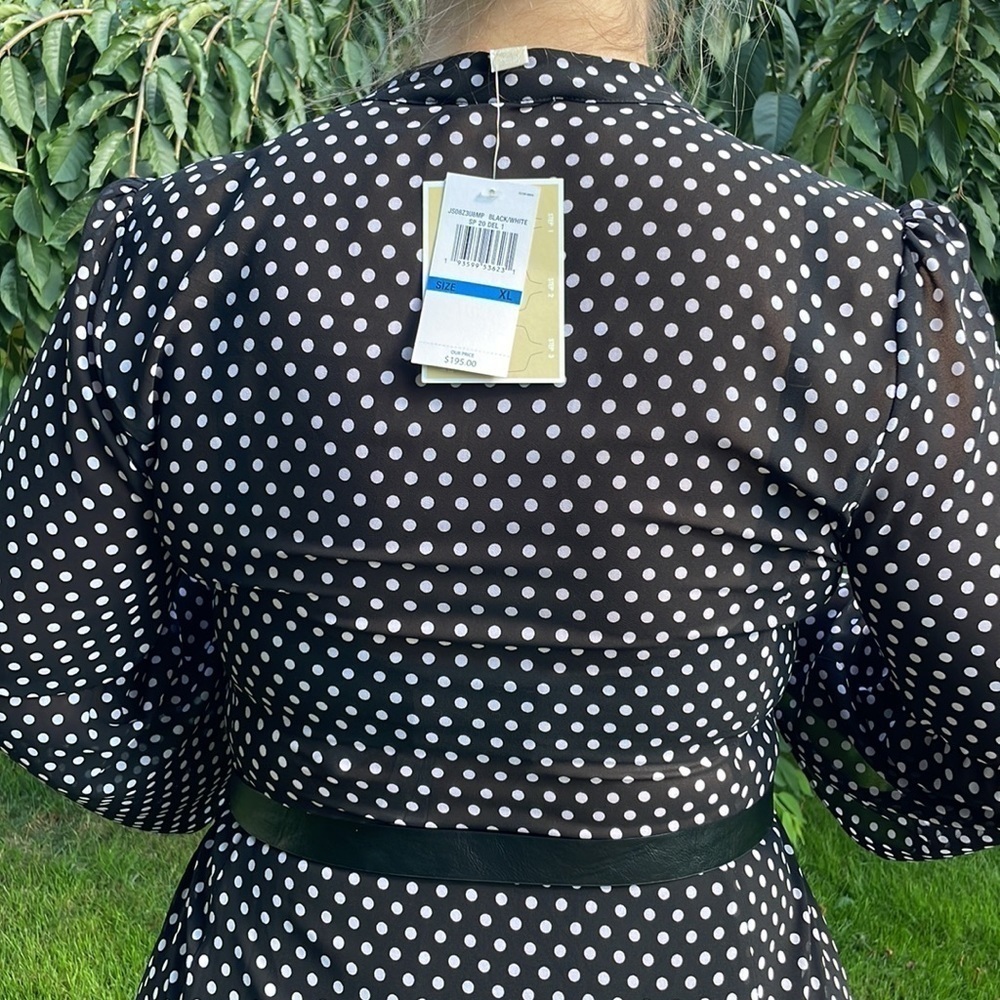 Michael Kors XL midi dress polka dot - Picture 7 of 9